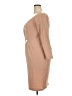 Monif C. Solid Tan Cocktail Dress Size (2) - photo 5