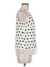 Rose + Olive Ivory Sleeveless Blouse Size M - photo 4