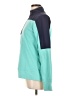 Straight Down 100% Polyester Color Block Teal Sweatshirt Size L - photo 5