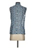 Tahari by ASL 100% Polyester Blue Sleeveless Blouse Size S - photo 2