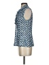 Tahari by ASL 100% Polyester Blue Sleeveless Blouse Size S - photo 5