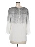 Rose + Olive Silver 3/4 Sleeve Blouse Size M - photo 2