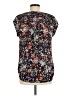 Daniel Rainn 100% Polyester Floral Black Short Sleeve Blouse Size M - photo 2