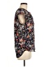 Daniel Rainn 100% Polyester Floral Black Short Sleeve Blouse Size M - photo 4