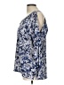 Juicy Couture 100% Polyester Blue 3/4 Sleeve Blouse Size L - photo 5