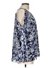 Juicy Couture 100% Polyester Blue 3/4 Sleeve Blouse Size L - photo 4