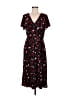 Croft & Barrow Hearts Black Casual Dress Size M - photo 1