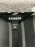 Express Stripes Black Long Sleeve Blouse Size XL - photo 7