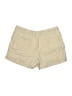 Garnet Hill 100% Linen Solid Tan Khaki Shorts Size 4 - photo 2