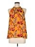 A.L.C. 100% Silk Orange Sleeveless Silk Top Size 6 - photo 1