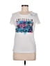 Fox Print White Short Sleeve T-Shirt Size M - photo 1
