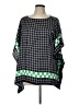 MICHAEL Michael Kors 100% Polyester Green 3/4 Sleeve Blouse Size L - photo 1