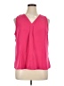 Unbranded 100% Polyester Pink Sleeveless Blouse Size XL - photo 1