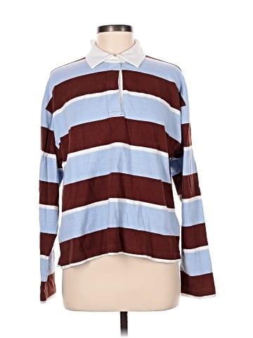 Ann Taylor LOFT Long Sleeve Polo (view 1)