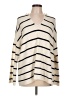J.Jill Stripes Ivory Pullover Sweater Size L - photo 1