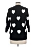Pleione Hearts Black Pullover Sweater Size M - photo 2