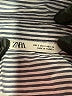 Zara Stripes Blue Long Sleeve Button-Down Shirt Size S - photo 7