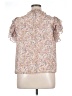 1.State 100% Polyester Ivory Short Sleeve Blouse Size XL - photo 2