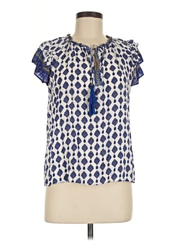 Rose + Olive Short Sleeve Blouse (view 1)