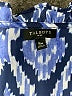 Talbots Paisley Blue Cocktail Dress Size 16 - photo 7