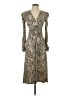 MNG Animal Print Tan Casual Dress Size 2 - photo 1