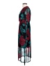 En Focus Studio Print Burgundy Cocktail Dress Size 4 - photo 5