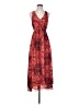 Hinge 100% Polyester Paisley Red Cocktail Dress Size XS - photo 1