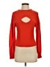 LNA Orange Long Sleeve Top Size S - photo 1