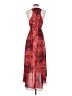 Hinge 100% Polyester Paisley Red Cocktail Dress Size XS - photo 2
