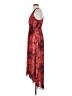 Hinge 100% Polyester Paisley Red Cocktail Dress Size XS - photo 5