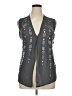 Cha Cha Vente 100% Poly Gray Sleeveless Blouse Size XL - photo 1