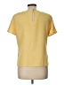 Gianni Color Block Yellow Short Sleeve Top Size 10 - photo 2