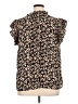 VOY 100% Polyester Black Short Sleeve Blouse Size 1X - photo 2
