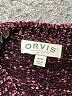 Orvis 100% Polyester Metallic Black Pullover Sweater Size M - photo 7