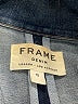 FRAME Denim Blue Denim Jacket Size S - photo 6