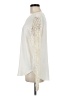 Ann Taylor LOFT 100% Polyester Ivory Long Sleeve Blouse Size M - photo 5