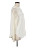 Ann Taylor LOFT 100% Polyester Ivory Long Sleeve Blouse Size M - photo 4