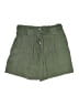 ASOS 100% Cotton Solid Green Khaki Shorts Size 4 - photo 1