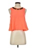 Topshop Orange Sleeveless Top Size 2 - photo 1
