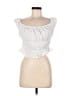 Open Edit 100% Cotton White Sleeveless Blouse Size M - photo 1