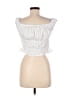 Open Edit 100% Cotton White Sleeveless Blouse Size M - photo 2
