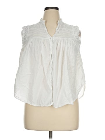 Assorted Brands Sleeveless Button-Down Shirt (view 1)