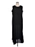 Seventh Avenue 100% Polyester Solid Black Casual Dress Size 1X - photo 1