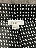 Ann Taylor LOFT 100% Polyester Polka Dots Black Casual Pants Size XL - photo 7