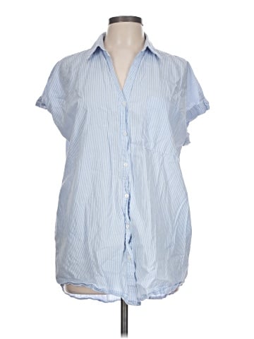 Zara Short Sleeve Button-Down Shirt (view 1)