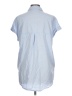 Zara Blue Short Sleeve Button-Down Shirt Size L - photo 2