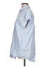 Zara Blue Short Sleeve Button-Down Shirt Size L - photo 5
