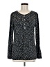 J.Crew Black Long Sleeve Henley Size M - photo 1