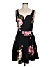 B. Smart Floral Black Casual Dress Size 9 - photo 1