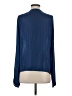 Banana Republic 100% Polyester Blue Long Sleeve Blouse Size XXS (tall) - photo 2